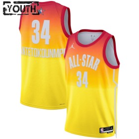 All-Star 2023 Team 2 Giannis Antetokounmpo 34 Nike Oranssi Pelipaidat Swingman - Lasten